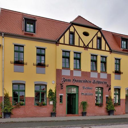 Gasthaus Und Pension "Zum Hauenden Schwein" Wörlitz المظهر الخارجي الصورة